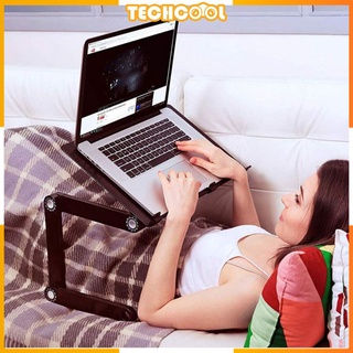 [SG Ready Stock] Foldable Laptop Stand Tables 3 Section Aluminum With Mouse Stands Cooling Fan