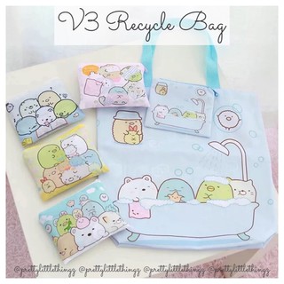 * SG READY STOCK * V3 Recycle Bag (Sumikko Gurashi + Duffy, Stella Lou, Shellie May, Winnie The Pooh, Stitch | Disney)