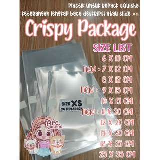Crispy Packaging Thick Squishy Plastic Crispack Crispak package crisp