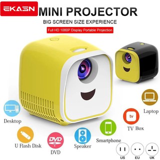 EKASN L1 Mini Projector 1080P Full HD LED Movie Projector