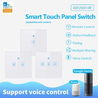 Smart Home eWeLink APP 86 Model Panel Switch 90-250V WiFi Smart Switch With RF Function