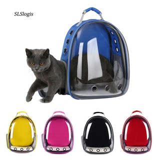 SLS Transparent Capsule Pet Cat Dog Kitty Puppy Backpack Carrier Outdoor Travel Bag