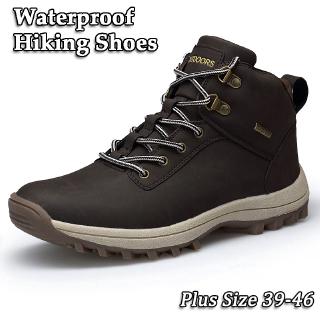 🌟🌟Men's Outdoor Trekking Hiking Boots Waterproof Anti-skid Boots Top Quality Mountain Climbing Sports Winter Shoes