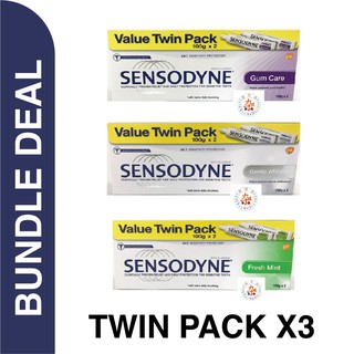 Sensodyne Value Twin Pack X3 [BUNDLE DEAL]