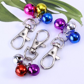 10-Piece Copper Small High Quality Assorted Color Mini Durable Dog Bells for Pet