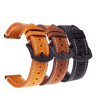18mm 20mm 22mm High-end retro Calf Leather Watch band Watch Strap with Genuine Leather Straps