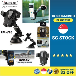 Remax WK High-end brandLong Neck Suction Cup Car Mount Holder Windscreen wind screen Compatible with Mobile Phone Stand