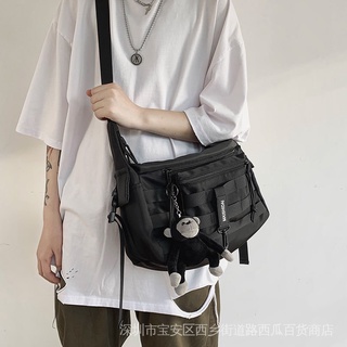 Limited Time Offer Men's Bags Shoulder ins Japanese Functional Tooling Messenger Street Wear Large-Capacity Trendy Casual Backpacks Boys