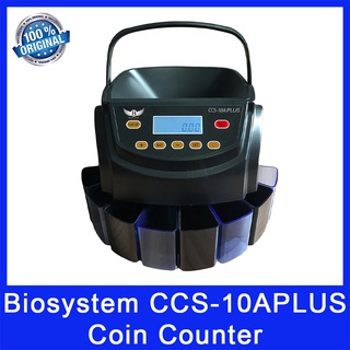 Biosystem CCS-10APLUS Coin Counter. Batch Counting and Memory Function. Large LCD Display. Accurate Sort. Safe to Use.