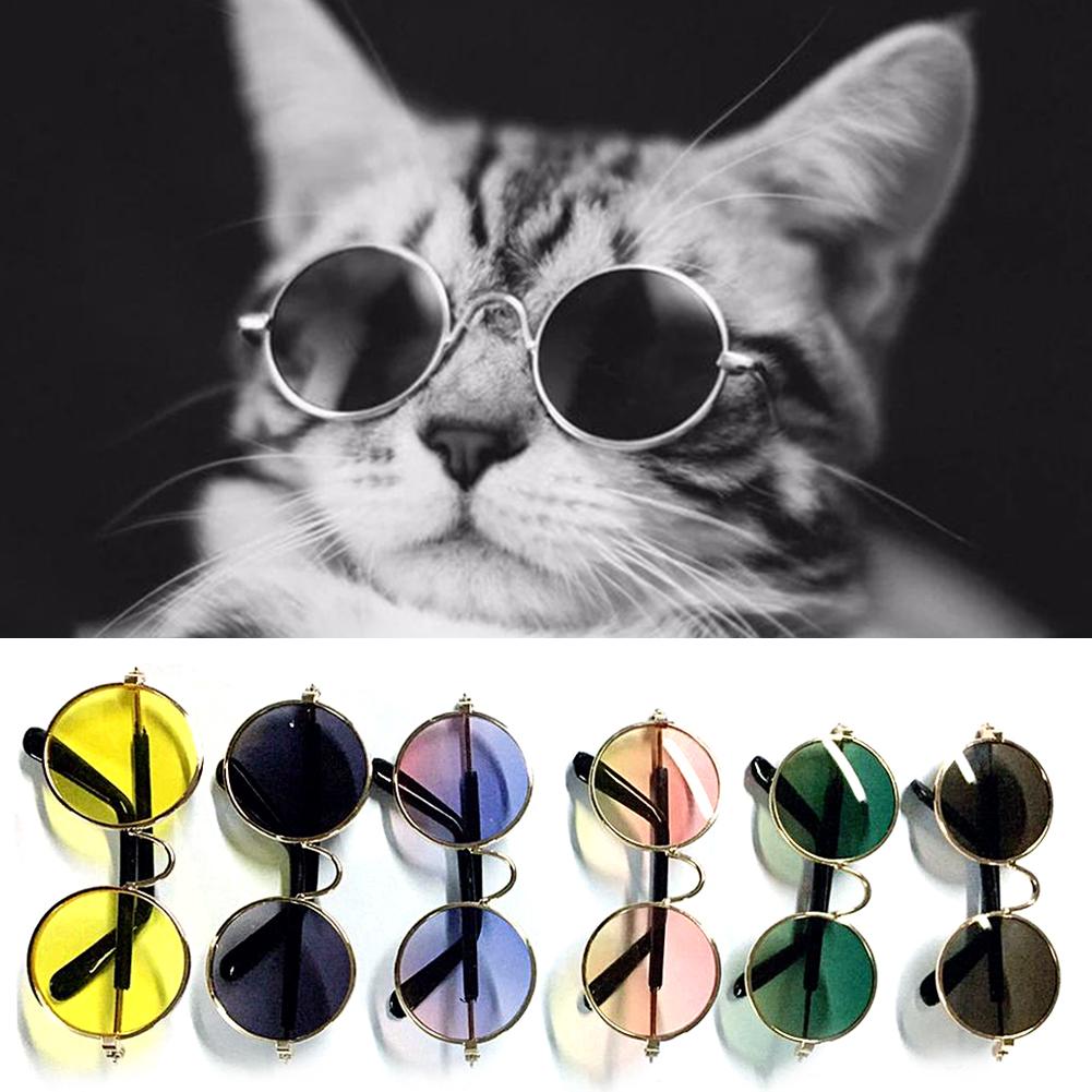 Pet Cat Dog Fashion Sunglasses Cool UV Protection Eyewear Photos Props