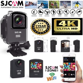 SJCAM M20 Air 4K Action Camera Waterproof 16 MP 128GB Mini USB WiFi (Black)