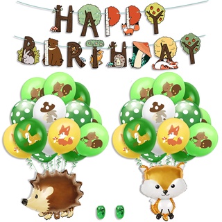 [SG Seller] - Safari Woodland animal zoo theme birthday value pack