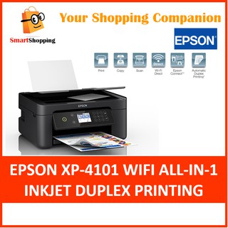 (Original) Epson Expression Home XP-4101 Wifi All-in-one Inkjet Duplex Printing 1 Year Carry In Warranty