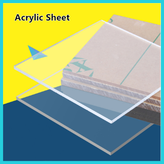 Clear Acrylic Sheet Hard Plastic Plexiglass Panel Pre Cut Transparent Perspex Sheet UV Printing Carving Cut