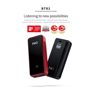 FiiO BTR3 Bluetooth Amplifier Portable HiFi Audio USB DAC CSR8675 AptX LDAC 3.5mm iPhone Android Bluetooth Headphone Amplifier
