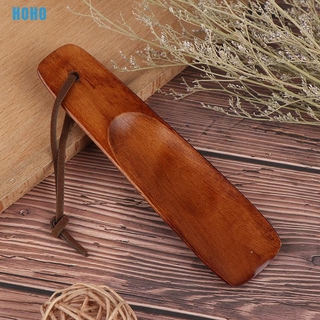 [HOHO] 1pc Solid Wood Shoehorn Natural Wooden Shoe Horn Shoe Lifter TH