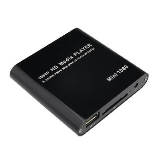 AGPTEK 1080P Mini Full HD Digital Media Player-MKV/RM-SD/USB HDD-HDMI CVBS