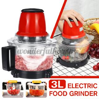 Becornce 300W 3L Electric Blender Food Chopper Vegetable Cutter Meat Grinder Household Processor Machine[220V ]