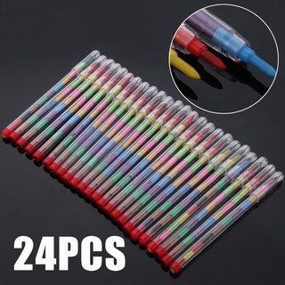 24pcs Kids Swap Point Crayons Stacker Pencils Party Loot Bag Fillers Drawing Pen