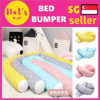 Baby Bed Bumper safety bed rail guard Children long bolster
