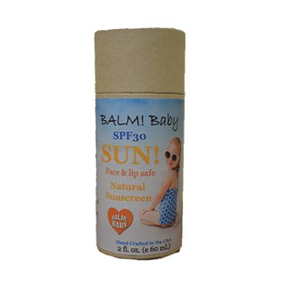 Balm! Baby 100% Natural with Organic Ingredients Sunscreen – EcoTube (2oz/60ml)