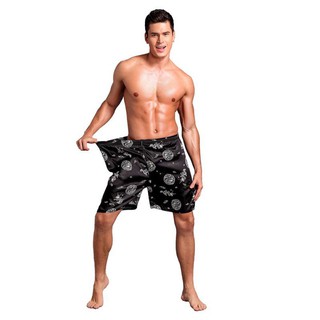 Man Rayon Silk Beach Shorts