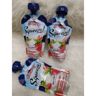 bundles of 3 packets cimory squeeze yogurt strawberry flavour