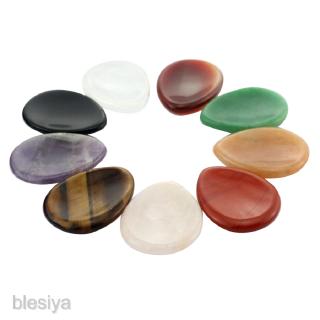 1pc Natural Crystal Palm Pocket Stone Worry Stone Thumb Stone Collectible