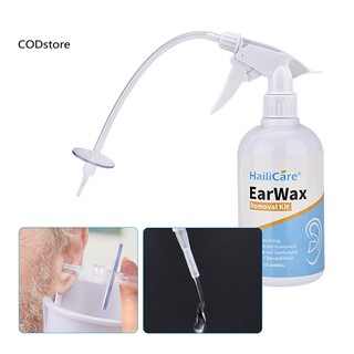 CST_Ear Wax Removal Bottle Washer Water Syringe Kit Lavage Irrigation Cleaning Tool