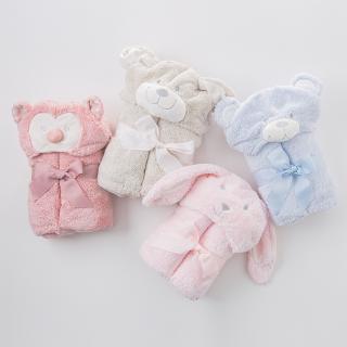 Lovely Cartoon Baby Hooded Bath Towel Strong Water Absorption Super Soft Kids Bath Robe High Quality Christmas Gift