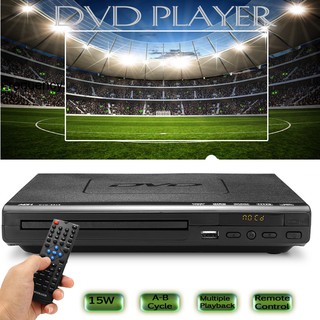*Ready Stock* 1080P DVD Player Remote Controller Viewing USB SD Card Reader DVD-RW New