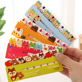 Kawaii Cute Animals Bookmark Marker Memo pad Index Tab notes Label Paper Sticker