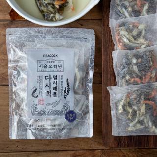 [PEACOCK] Seoul Yoriwon Anchovy Seafood Kelp Pack 15gx8ea