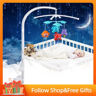 ❀Ready Stock❀ Baby Crib Mobile Hanging Bed Bell Holder DIY Toy Arm Bracket Wind-up Music
