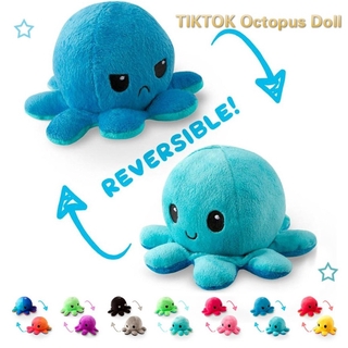 💯Lowest price💯new! TeeTurtle Reversible Octopus Mini Plush Squishy Soft Toy Stuffed Animal Mood Switcher Stress Release<syk>