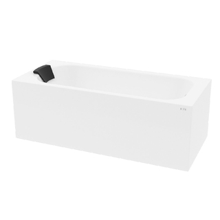 HERA Bathtub 1008 RECTANGULAR Wall To Wall Sealed Up Stand Alone | The Mini Bathtub for your Home Spa