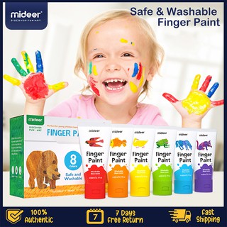 [SG Ready Stock] Mideer X Eric Carle Safe & Washable Finger Paint for kids