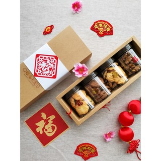 Qookies Premium Handmade Butter Cookies Chinese New Year CNY Gift Pack