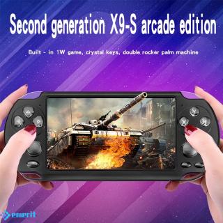 8GB Handheld X9-S PSP Game Consoles Player Built-in 10000 Games 5.1'' Portable. EMERIT