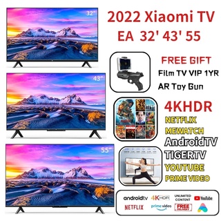 [Official Warranty]2022 Xiaomi TV 32 43 55 Inch Android 4K UHD Screen Netflix Disney+ Google Android TV Dolby