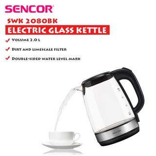 Sencor SWK2080BK Electric Glass Kettle Black