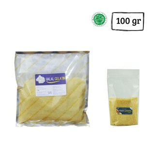 (100 gr) Gelatin powder / Gelatine powder (HALAL)