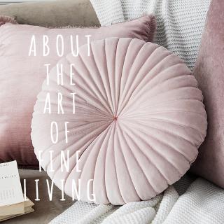 Creative Pumpkin Round Velvet Cushion Pillow