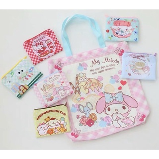 ❤️‍🔥NEW❤️‍🔥 Sanrio Character Recycle Bag (Hello Kitty, Melody, Kuromi, Little Twin Stars, Cinnamonroll, Keroppi)