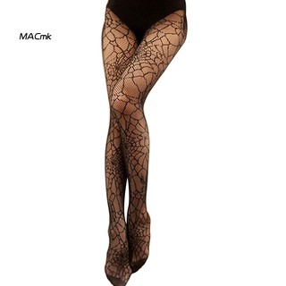 MAC1_Women Spider Web Tights Halloween Witch Fancy Dress Costume Pantyhose Stockings