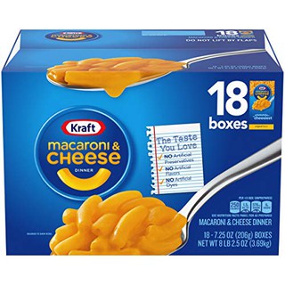 Kraft Macaroni & Cheese - 7.25 Ounces - 18 ct (18's x 206g) (2022 Feb Expiry)
