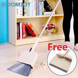 BOOMJOY Y3 4 in 1 Broom & Dustpan Set Floor Sweepr