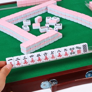 Mini Mahjong Travel Portable Small Mahjong Dormitory Small MahjongminiPocket Internet Celebrity Mahjong K2l2
