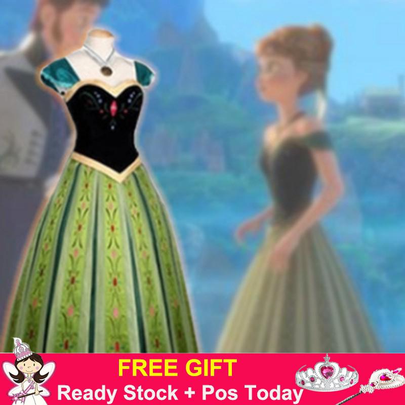 Frozen Elsa Anna Costume Kids Girls Dresses Party Fancy Cosplay Princess Dresses