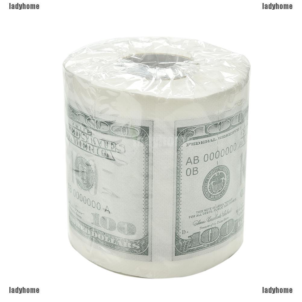 $100.00 - One Hundred Dollar Bill Toilet Paper Roll + 1 Million Dollar Bill LadyHome.sg